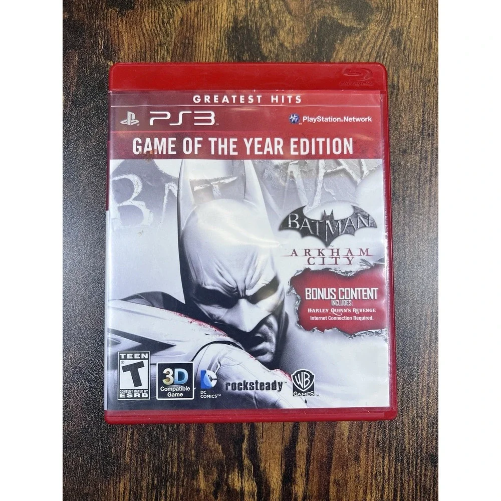 Batman Arkham City Sony PlayStation 3 PS3 Game of the Year Edition